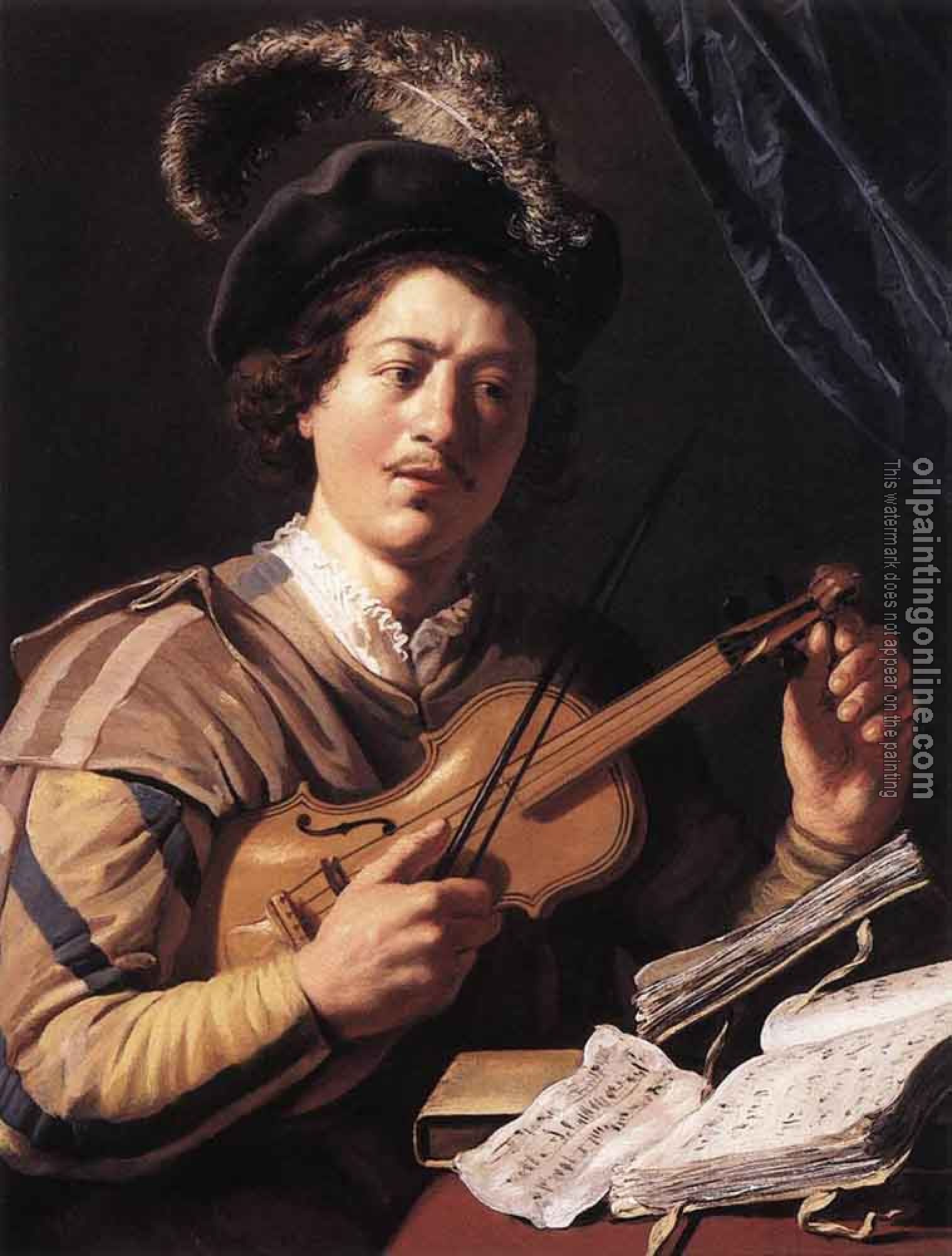 Jan Lievens - The Violin Player